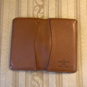 Authentic Louis Vuitton business card holder